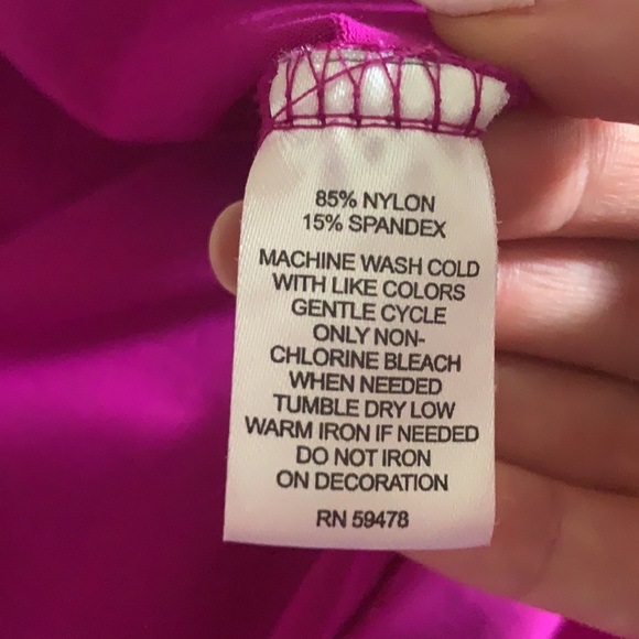 EUC Cynthia Rowley Magenta Fit & Flare Dress Size: Small (S) MSRP $138 - Picture 11 of 11